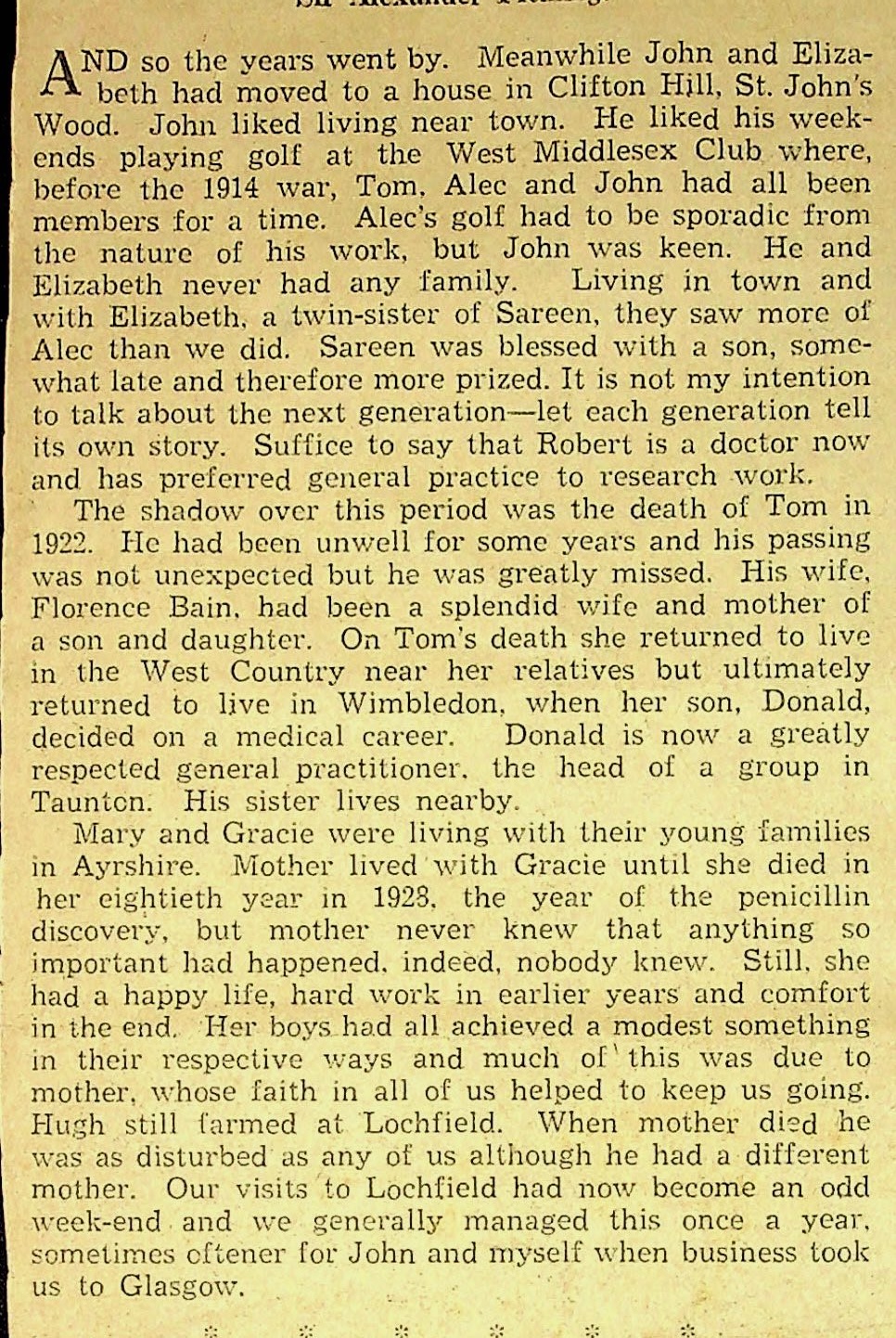 Section 1 of Robert Fleming article 9